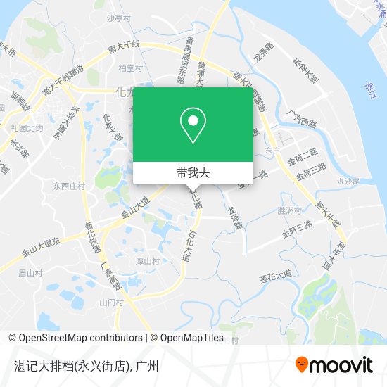 湛记大排档(永兴街店)地图