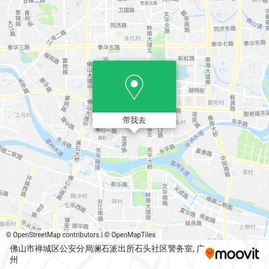 佛山市禅城区公安分局澜石派出所石头社区警务室地图