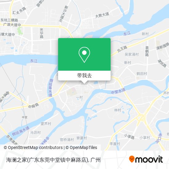 海澜之家(广东东莞中堂镇中麻路店)地图