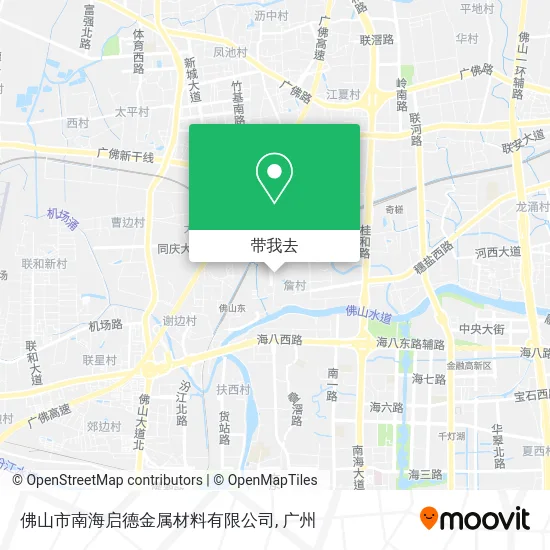 佛山市南海启德金属材料有限公司地图