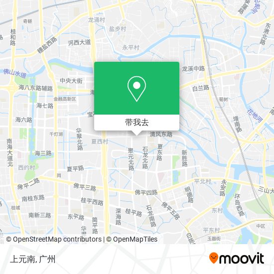 上元南地图