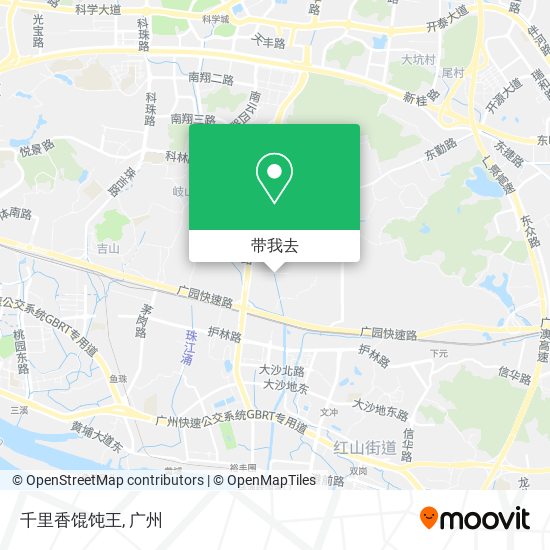 千里香馄饨王地图