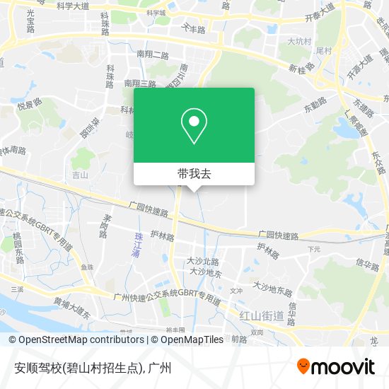 安顺驾校(碧山村招生点)地图