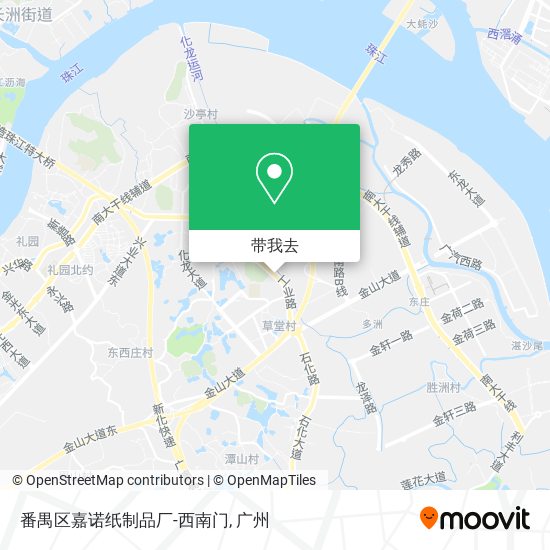 番禺区嘉诺纸制品厂-西南门地图