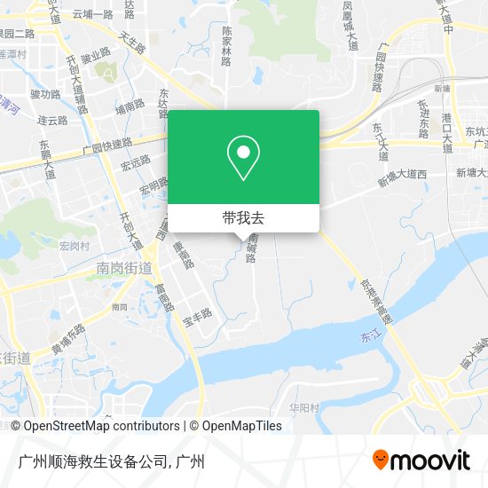 广州顺海救生设备公司地图