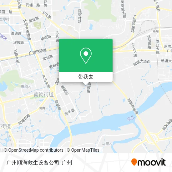 广州顺海救生设备公司地图