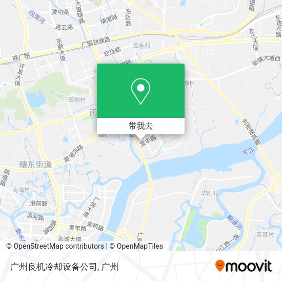 广州良机冷却设备公司地图