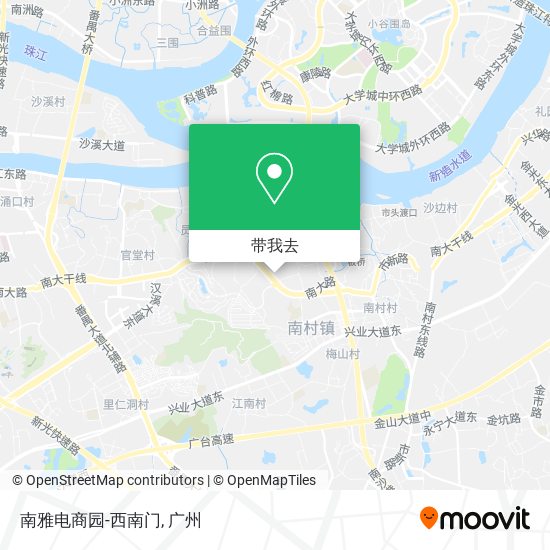南雅电商园-西南门地图