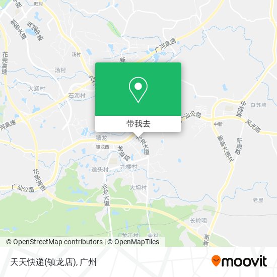 天天快递(镇龙店)地图