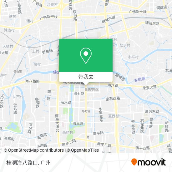 桂澜海八路口地图
