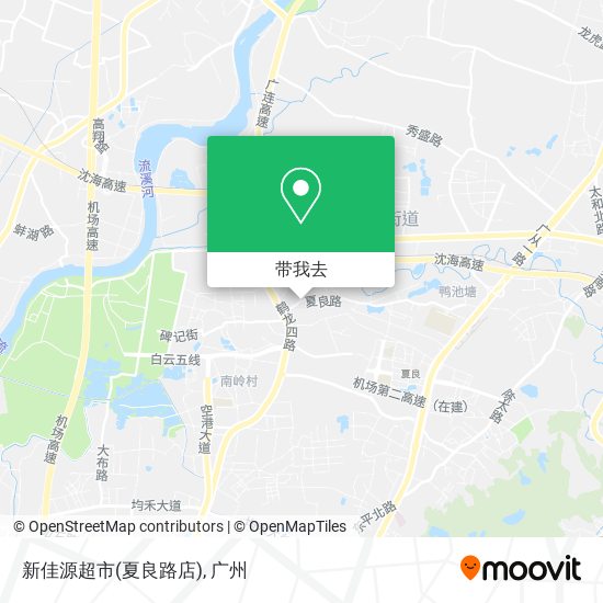 新佳源超市(夏良路店)地图