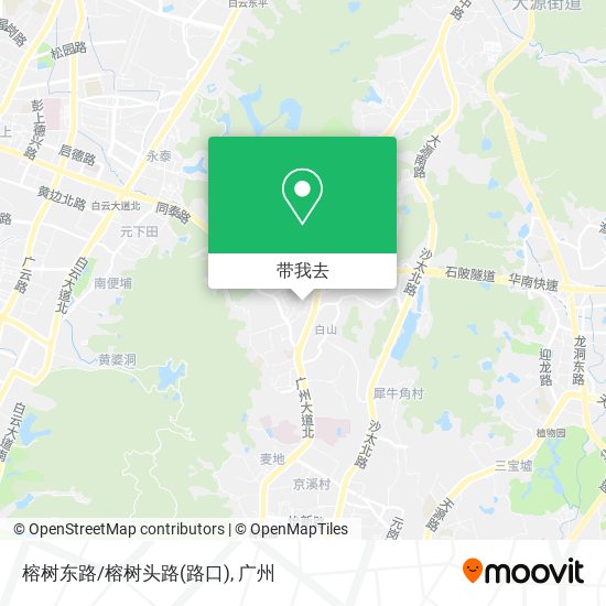 榕树东路/榕树头路(路口)地图