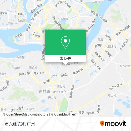 市头延陵路地图