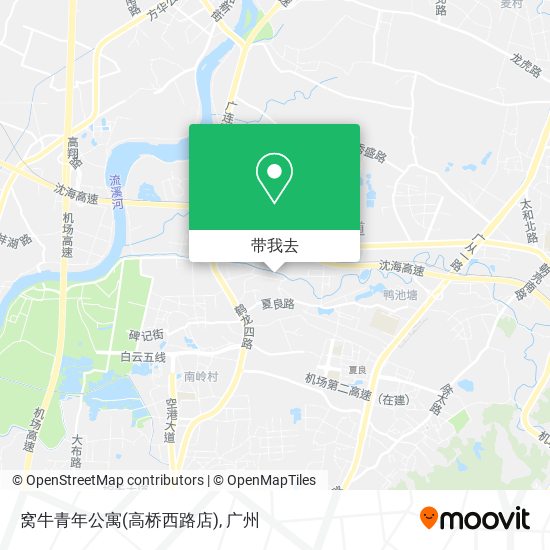 窝牛青年公寓(高桥西路店)地图