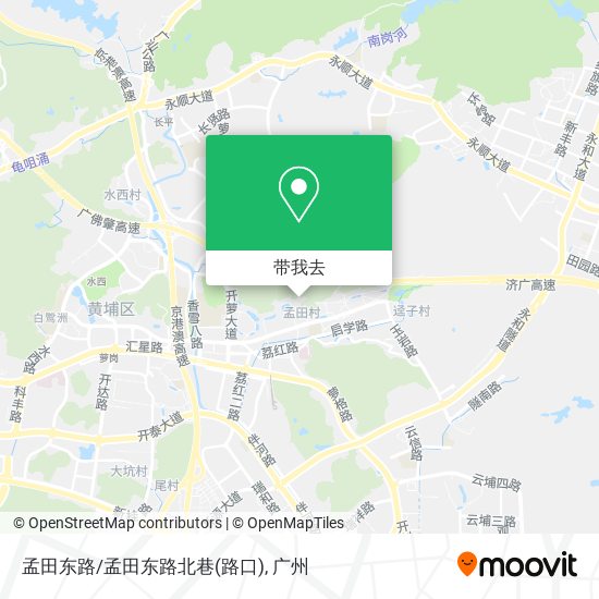 孟田东路/孟田东路北巷(路口)地图