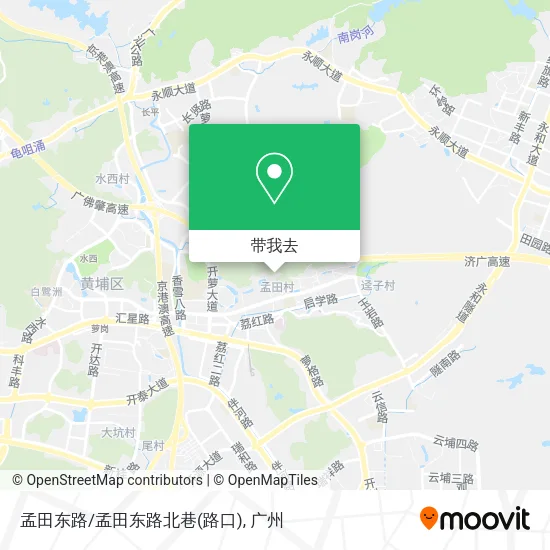 孟田东路/孟田东路北巷(路口)地图
