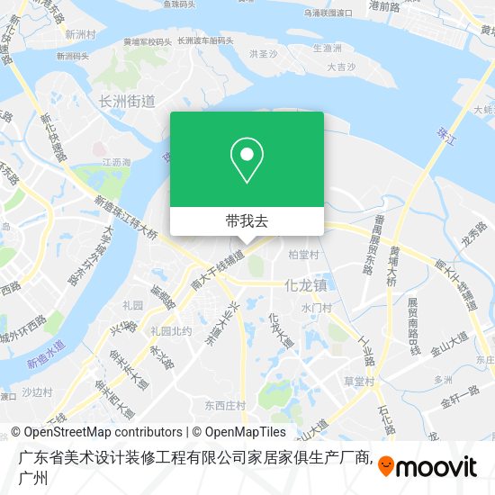 广东省美术设计装修工程有限公司家居家俱生产厂商地图