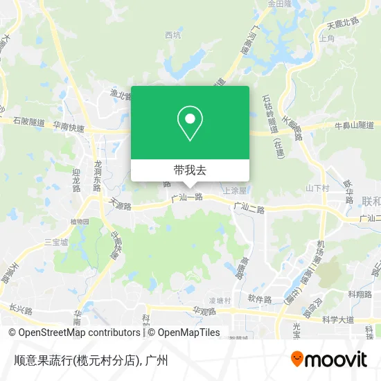 顺意果蔬行(榄元村分店)地图