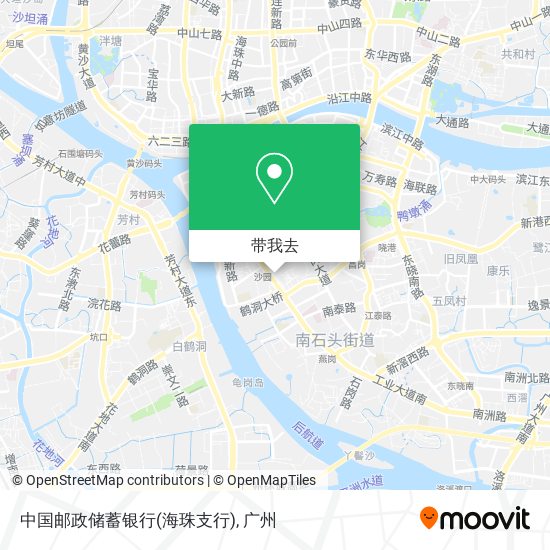 中国邮政储蓄银行(海珠支行)地图