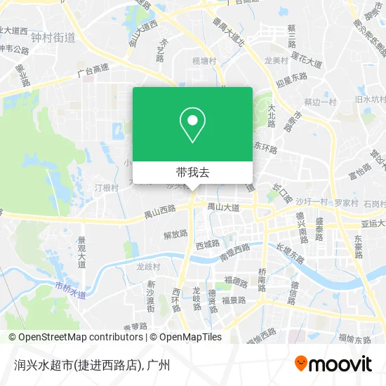 润兴水超市(捷进西路店)地图