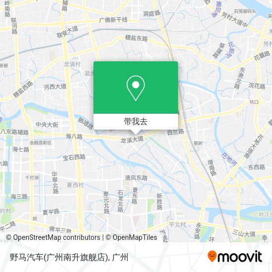 野马汽车(广州南升旗舰店)地图