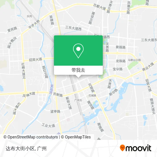 达布大街小区地图
