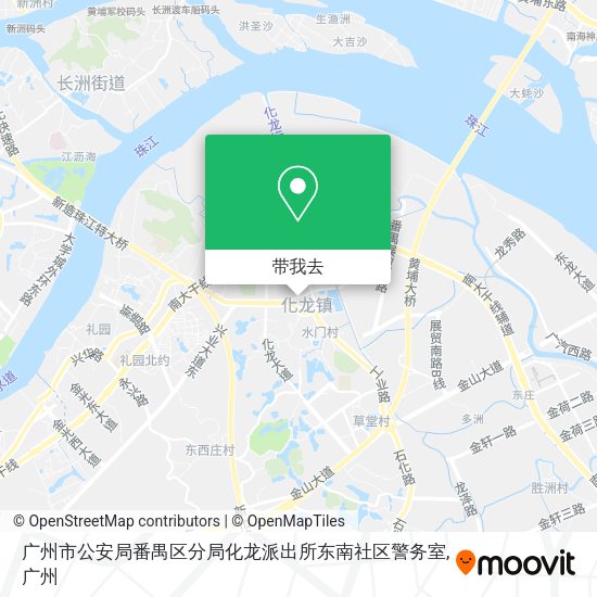 广州市公安局番禺区分局化龙派出所东南社区警务室地图