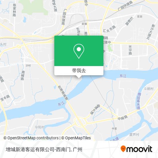 增城新港客运有限公司-西南门地图