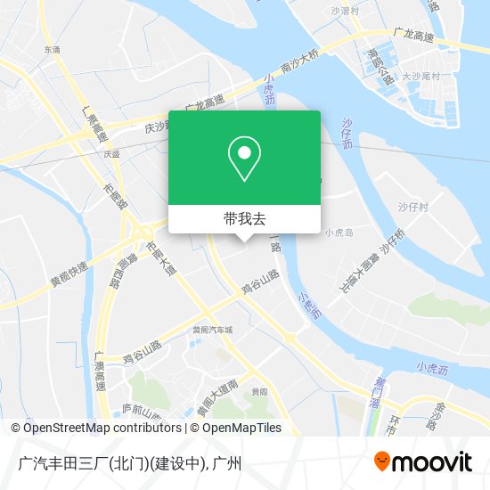 广汽丰田三厂(北门)(建设中)地图