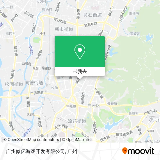 广州傲亿游戏开发有限公司地图