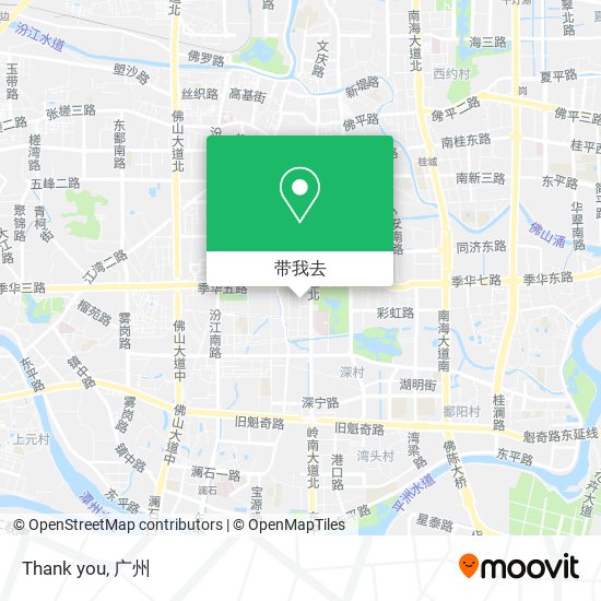 Thank you地图