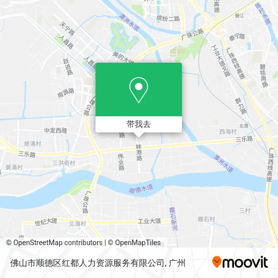佛山市顺德区红都人力资源服务有限公司地图