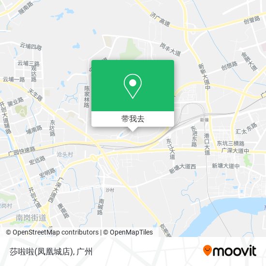 莎啦啦(凤凰城店)地图