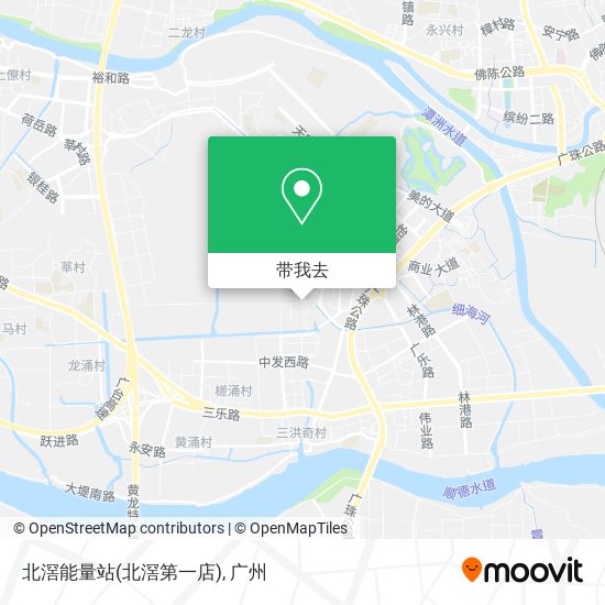 北滘能量站(北滘第一店)地图