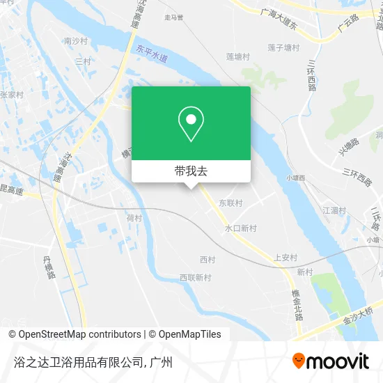 浴之达卫浴用品有限公司地图