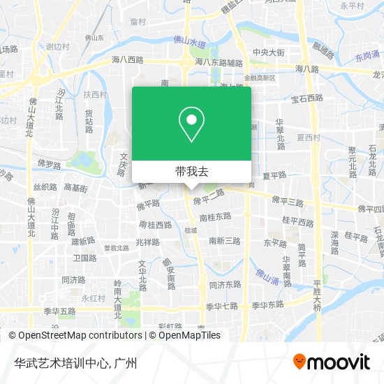华武艺术培训中心地图