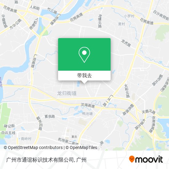广州市通谊标识技术有限公司地图