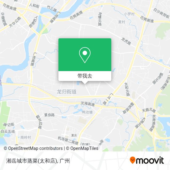 湘岳城市蒸菜(太和店)地图
