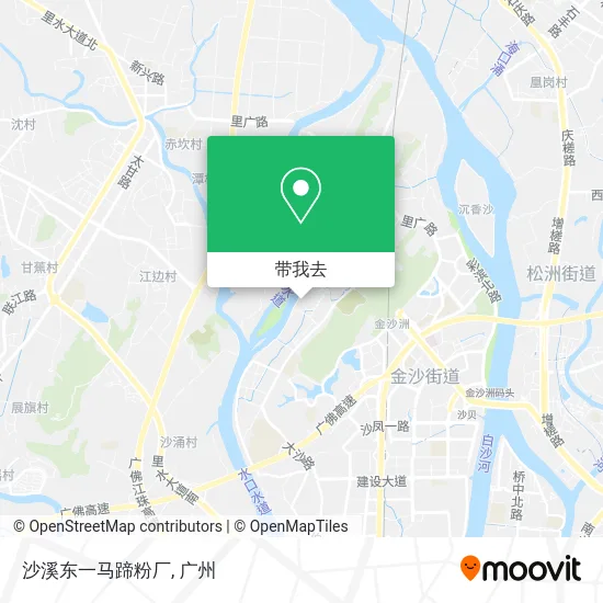 沙溪东一马蹄粉厂地图