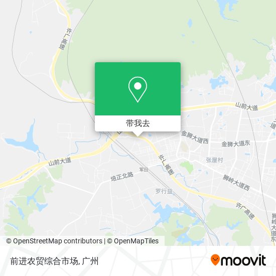 前进农贸综合市场地图