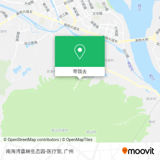 南海湾森林生态园-医疗室地图