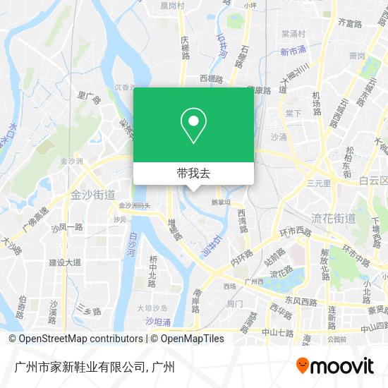 广州市家新鞋业有限公司地图