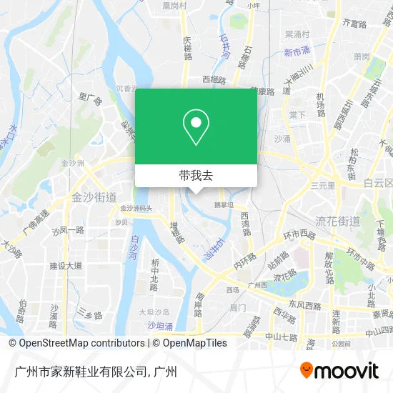 广州市家新鞋业有限公司地图