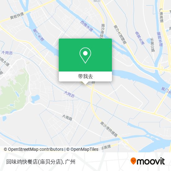 回味鸡快餐店(庙贝分店)地图