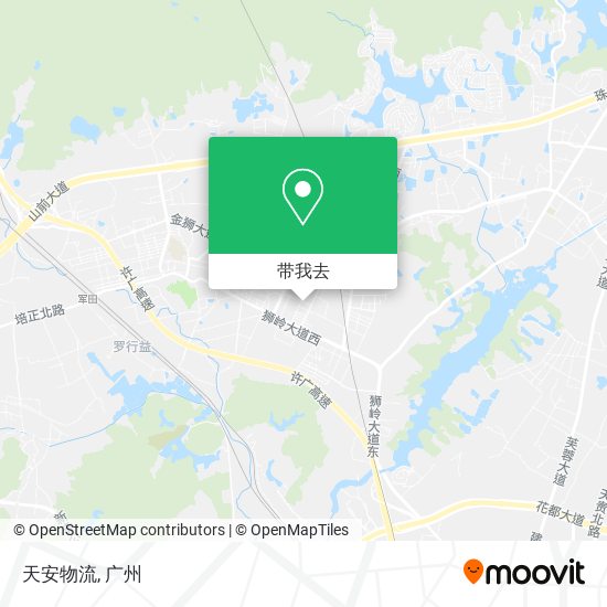 天安物流地图
