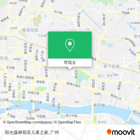 阳光森林双语儿童之家地图