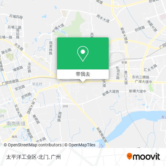 太平洋工业区-北门地图