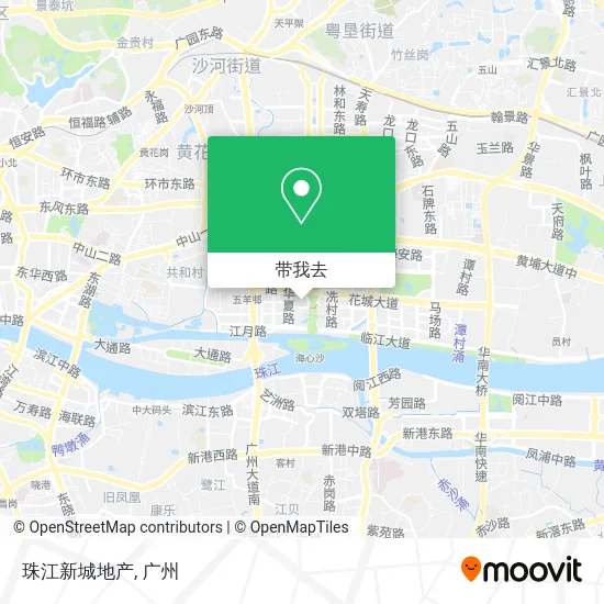 珠江新城地产地图