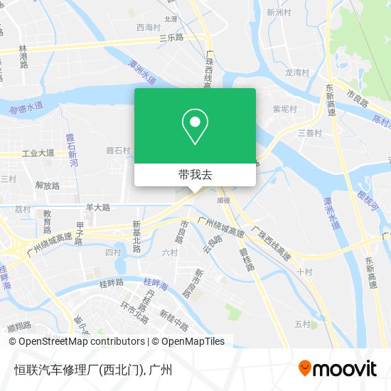 恒联汽车修理厂(西北门)地图
