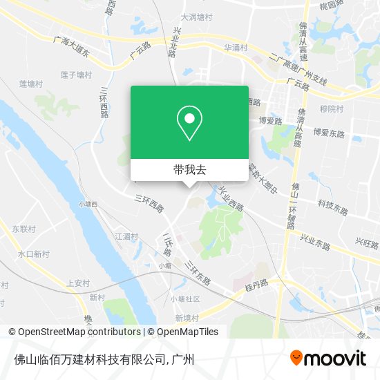 佛山临佰万建材科技有限公司地图